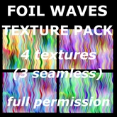 Foil waves - texture pack