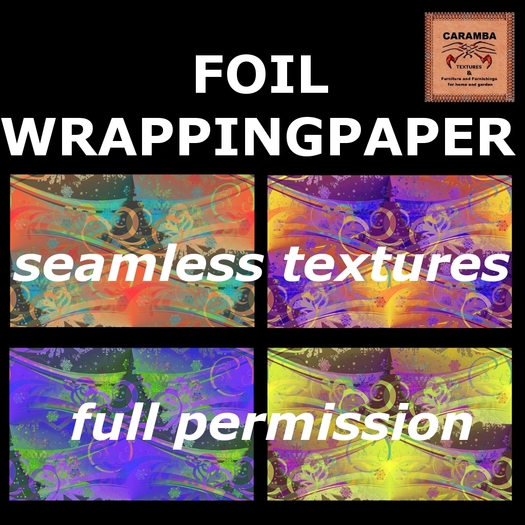 Foil wrappingpaper - texture pack