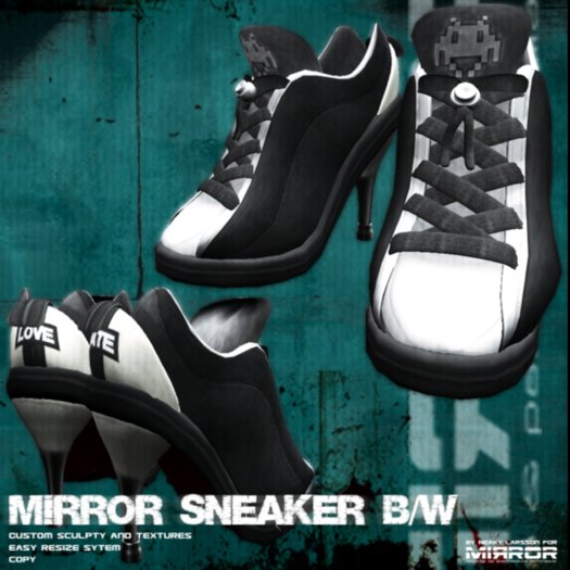 Mirror Sneaker B/W