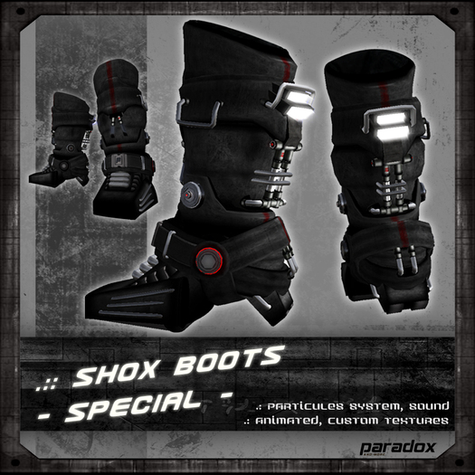 Paradox Shox boots - Black Special BOX