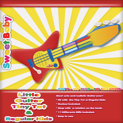 Sweet Baby - Little Guitar - Red