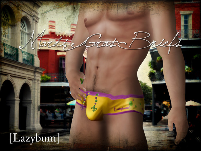 [Lazybum] Mardi Gras Briefs