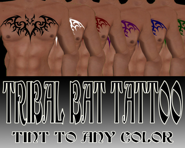 TRIBAL BAT TATTOO