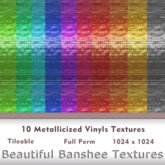 *BBT* BOXED 10 Metallicized Vinyl Textures