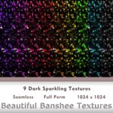 *BBT* BOXED 9 Dark Sparkling  Textures