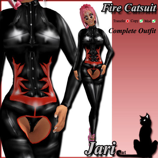 *JariCat* Fire Catsuit