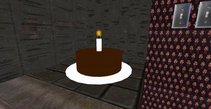 Birthday cake low-prim