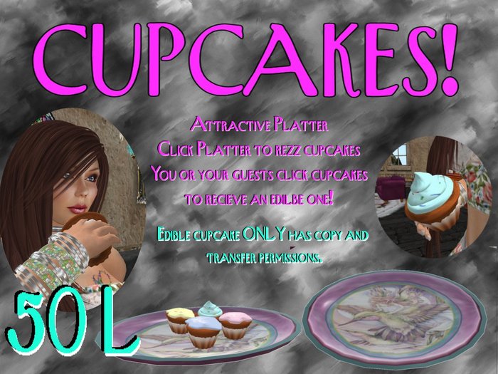 Cupcake Rezzing Platter - Boxed