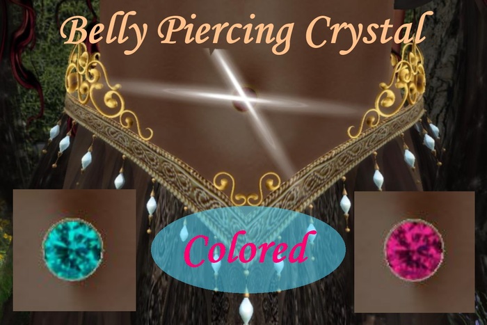Belly Crystal Colored