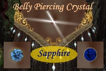 Belly Crystals Sapphire