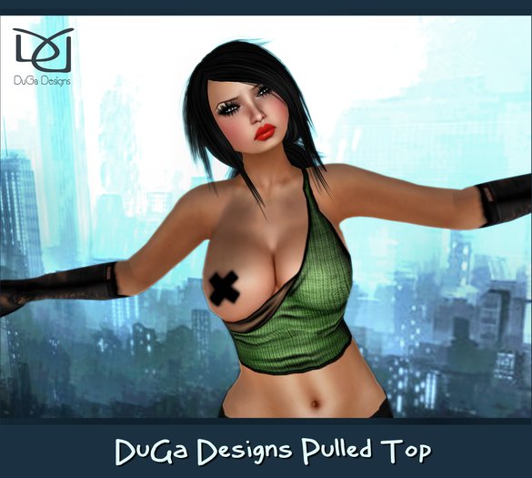 .:DuGa Designs:. Pulled Top Green 