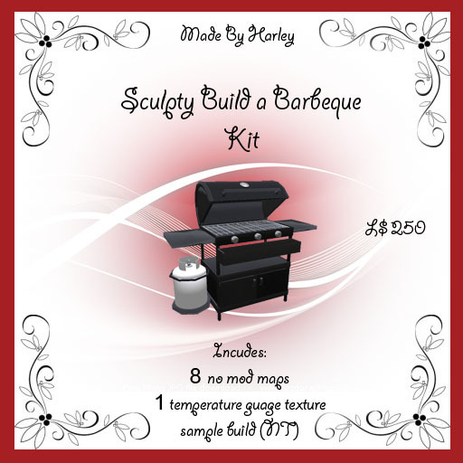 *MbH* Sculpty Barbeque Build Kit (bagged)
