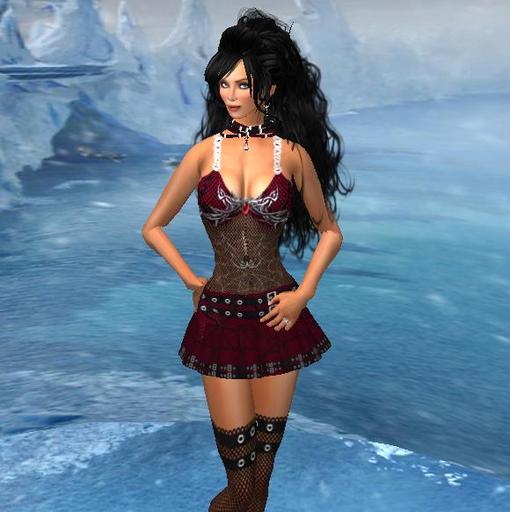 KL MW111 MARINA GOTHIC  GIRL-GOTHIC DRESS- CASUAL DRESS- WOMEN`S GOTH COSTUMES