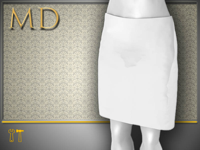 [MD] Mesh Skirt#6 FULL PERM (Mesh+AO+UV+Alpha)