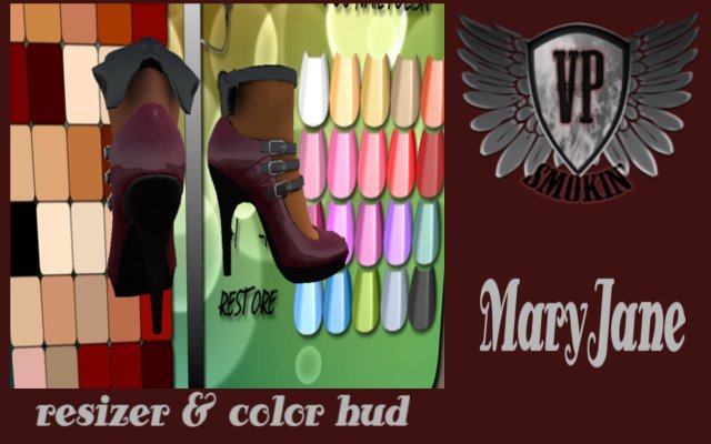 MaryJane black & red