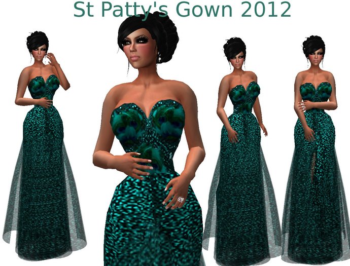 Sonz St Patricks Gown Template