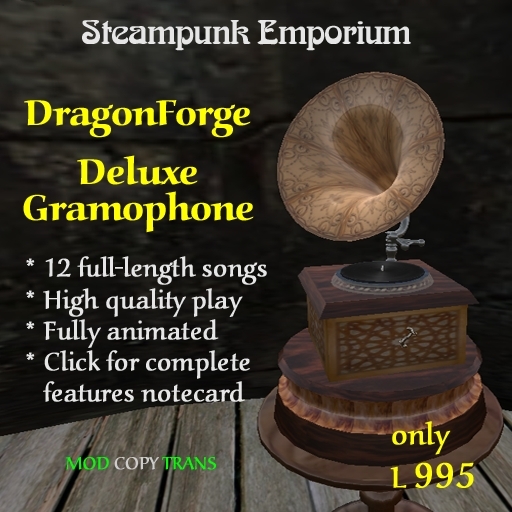 DragonForge Deluxe Gramophone