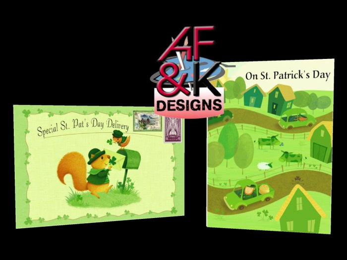 AF&K Designs - St Patrick's Day (7) Greeting Card