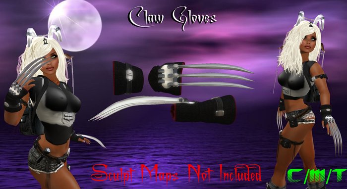 Claw Gloves (BLK) Boxed
