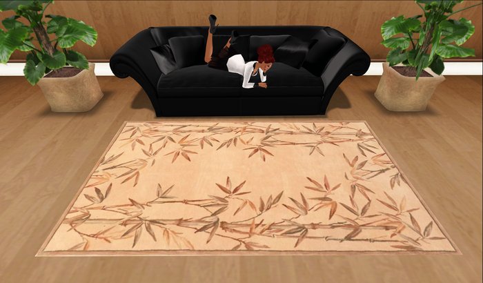 Bamboo Floral Rug