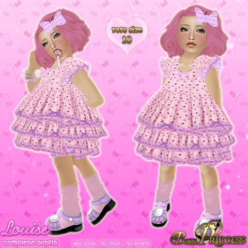 :*BABY*: Louise {tots} in Bubblegum :*PRINCESS*: Little Toddler Outfit