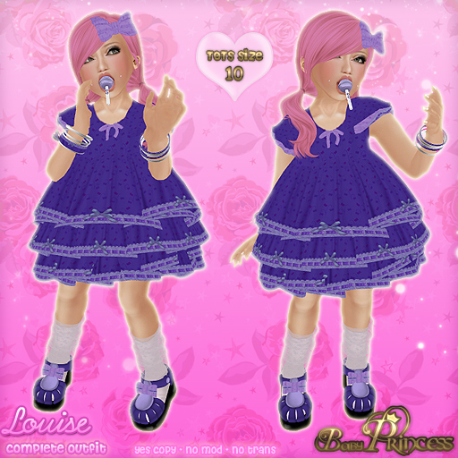 :*BABY*: Louise {tots} in Grape :*PRINCESS*: Little Toddler Outfit