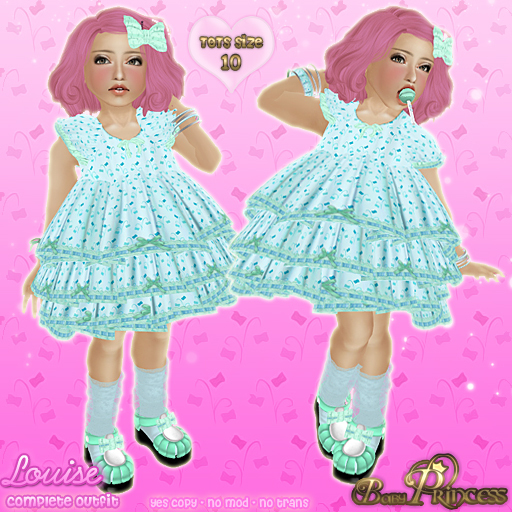 :*BABY*: Louise {tots} in Minty :*PRINCESS*: Little Toddler Outfit