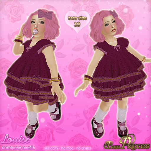 :*BABY*: Louise {tots} in Wine :*PRINCESS*:  Little Toddler Outfit