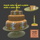 Easter - caramel cake Bunny