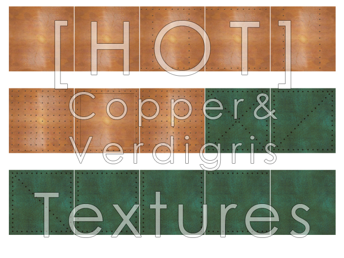 [HOT] Copper & Verdigris Textures