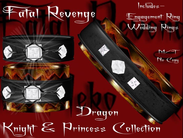 Fatal Revenge- {Fantasy} Dragon Wedding Set