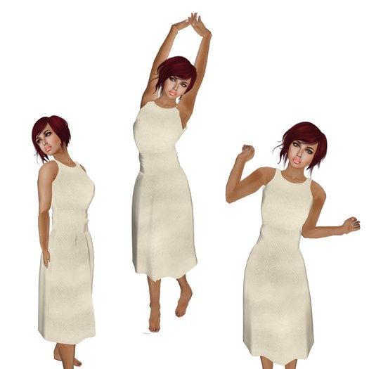 Cady's Vanilla - Mesh Dress