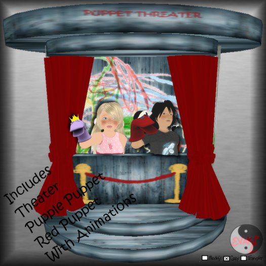 ::Evaki:: Puppet Theater w/Puppets