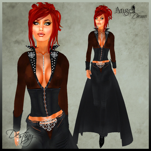 Destiny, brown by Angel Dessous