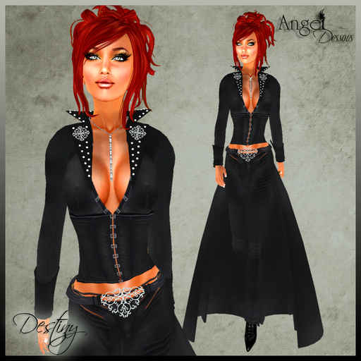 Destiny, black by Angel Dessous