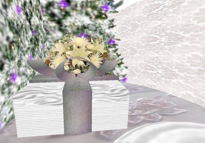 Christmas package wedding cake