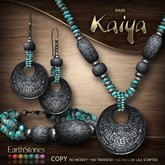 EarthStones Kaiya Jewelry Set - Rain (BOX)