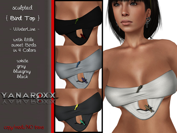 .:YANAROXX:. { BirdTop } WinterLine -> 4 Tops!! One Price!!