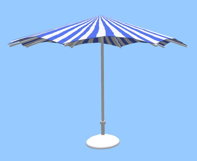 sunshade white/blue