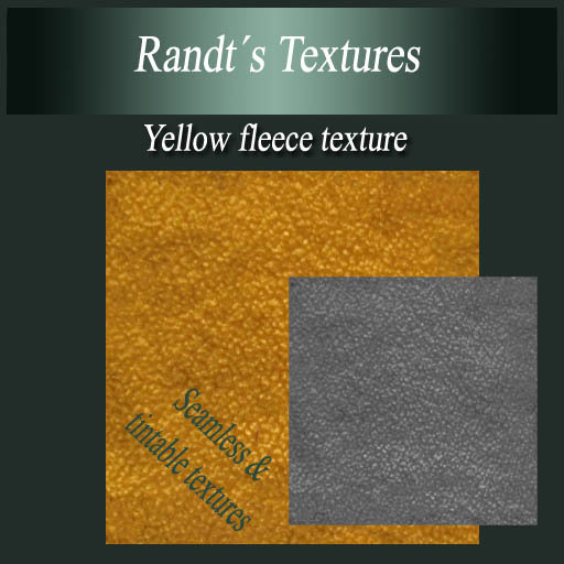 Randt's Yellow Fleece Texture