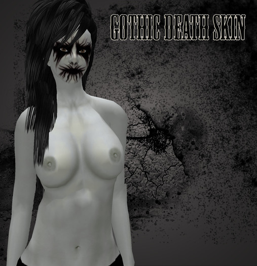 white death skin gothic-F