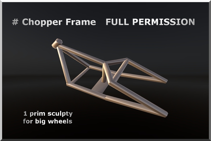 # Chopper Frame (boxed) for BIG wheels