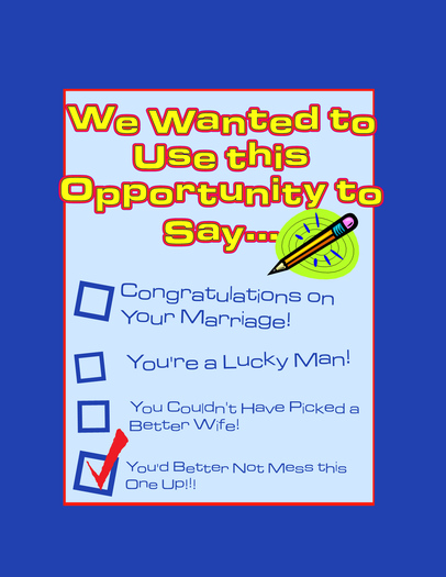 Wedding Congratulations Card
