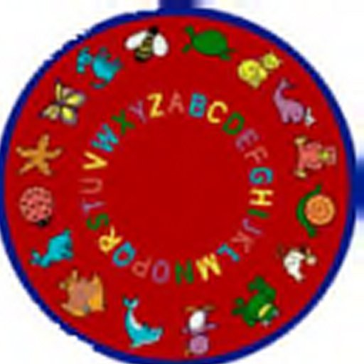 AFantasy ABC Animals Childrens Rug