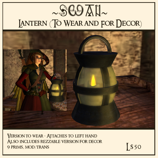 ~SWAN~ Lantern (To wear and for decor)