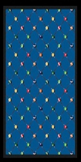 AFantasy Blue Billiards Area Rug