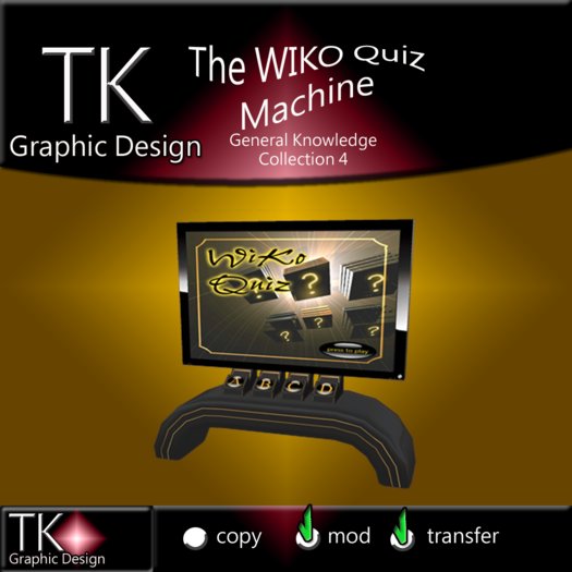 WIKO Multiple choice QUIZ with mega functions -  QUIZ machine: General Knowledge Collection 4