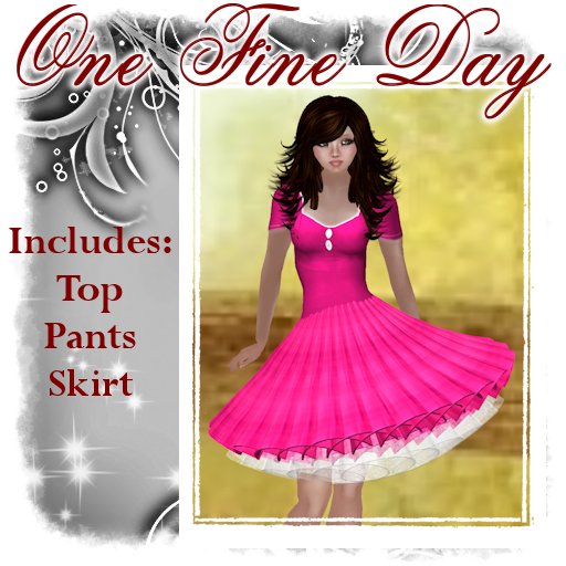 One Fine Day - Pink *FOR PETITES MESH AVATARS*
