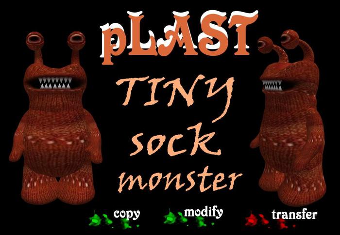 pLAST sock monster