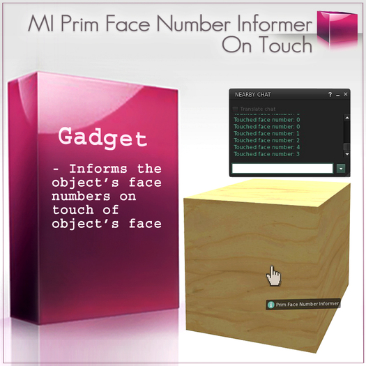 Prim or Mesh Face Number Informer - Gadget